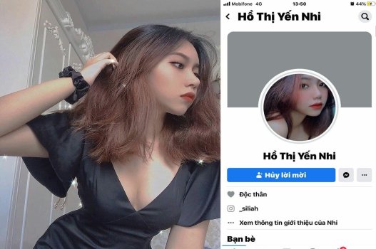 Nện em Hồ Thị Yến Nhi sướng cười tươi